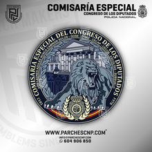 Cargar imagen en el visor de la galería, EMBLEMA NO OFICIAL DE LA COMISARÍA ESPECIAL DEL CONGRESO DE LOS DIPUTADOS
