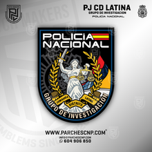 Cargar imagen en el visor de la galería, EMBLEMA POLICÍA JUDICIAL DE LA COMISARÍA DE DISTRITO DE LATINA - MADRID
