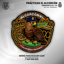 Cargar imagen en el visor de la galería, EMBLEMA CONMEMORATIVO PRÁCTICAS XL  - ALCORCÓN
