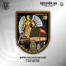 Cargar imagen en el visor de la galería, EMBLEMA SECCIÓN 59 PROMOCIÓN XLI - E.B. POLICÍA NACIONAL 2025-26

