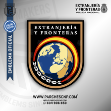 Cargar imagen en el visor de la galería, EMBLEMA OFICIAL DE EXTRANJERÍA Y FRONTERAS POLICÍA NACIONAL
