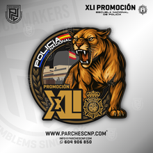 Cargar imagen en el visor de la galería, EMBLEMA PROMOCIÓN XLI E.B. POLICÍA NACIONAL 2025-26
