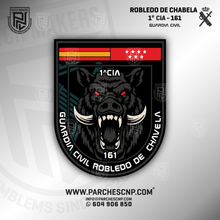 Cargar imagen en el visor de la galería, EMBLEMA GUARDIA CIVIL 1ª CÍA DE ROBLEDO DE CHAVELA - 161
