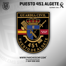 Cargar imagen en el visor de la galería, EMBLEMA GUARDIA CIVIL PUESTO DE ALGETE 451
