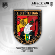 Cargar imagen en el visor de la galería, EMBLEMA DE BRAZO EQUIPO DE SEGURIDAD EMBAJADA DE TETUÁN (MARRUECOS)
