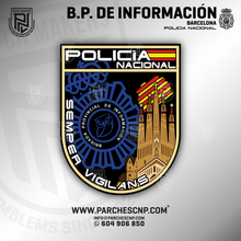 Cargar imagen en el visor de la galería, PARCHE DE BRAZO DE LA BRIGADA PROVINCIAL DE INFORMACIÓN DE BARCELONA (RESTYLING)
