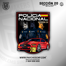 Cargar imagen en el visor de la galería, EMBLEMA SECCIÓN 20 PROMOCIÓN XLI - E.B. POLICÍA NACIONAL 2025-26
