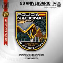 Cargar imagen en el visor de la galería, EMBLEMA CONMEMORATIVO 20 ANIVERSARIO - PUESTO FRONTERIZO POLICÍA NACIONAL T4
