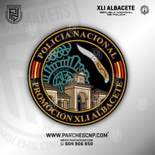 Cargar imagen en el visor de la galería, EMBLEMA PROVINCIA DE ALBACETE PROMOCIÓN XLI E.B. POLICÍA NACIONAL
