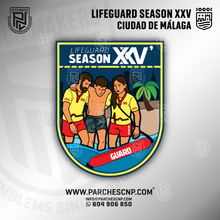 Cargar imagen en el visor de la galería, EMBLEMA LIFEGUARD TEMPORADA 25 CIUDAD DE MÁLAGA
