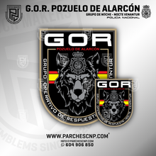 Cargar imagen en el visor de la galería, EMBLEMA DE BRAZO G.O.R. NOCHE POZUELO DE ALARCÓN

