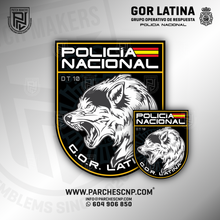 Cargar imagen en el visor de la galería, PARCHE DE BRAZO DEL G.O.R. DE LATINA - RESTYLING (MADRID)
