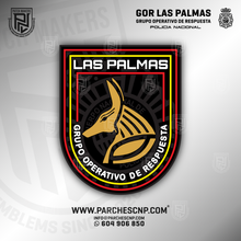 Cargar imagen en el visor de la galería, PARCHE DE BRAZO DEL G.O.R. DE LAS PALMAS
