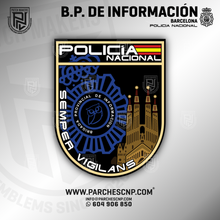 Cargar imagen en el visor de la galería, PARCHE DE BRAZO DE LA BRIGADA PROVINCIAL DE INFORMACIÓN DE BARCELONA (ANTIGUO)
