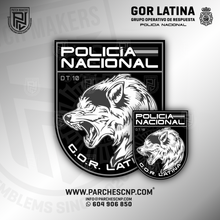 Cargar imagen en el visor de la galería, PARCHE DE BRAZO DEL G.O.R. DE LATINA - RESTYLING (MADRID)
