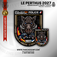 Cargar imagen en el visor de la galería, EMBLEMA COMISARÍA CONJUNTA LA JUNQUERA - LE PERTHUS COMISSARIAT COMMUN 2027
