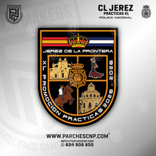 Cargar imagen en el visor de la galería, EMBLEMA CONMEMORATIVO PRÁCTICAS XL  - COMISARÍA DE JEREZ DE LA FRONTERA
