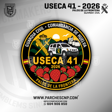 Cargar imagen en el visor de la galería, EMBLEMA GUARDIA CIVIL - COMANDANCIA DE HUELVA - USECA 41 - 2026
