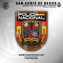 Cargar imagen en el visor de la galería, EMBLEMA BRIGADA LOCAL DE EXTRANJERÍA DE SANT ADRIÁ DE BESOS

