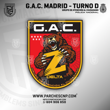 Cargar imagen en el visor de la galería, EMBLEMA GRUPOS DE ATENCIÓN AL CIUDADANO G.A.C. - MADRID TURNO DELTA
