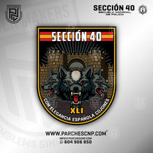 Cargar imagen en el visor de la galería, EMBLEMA SECCIÓN 40 PROMOCIÓN XLI - E.B. POLICÍA NACIONAL 2025-26
