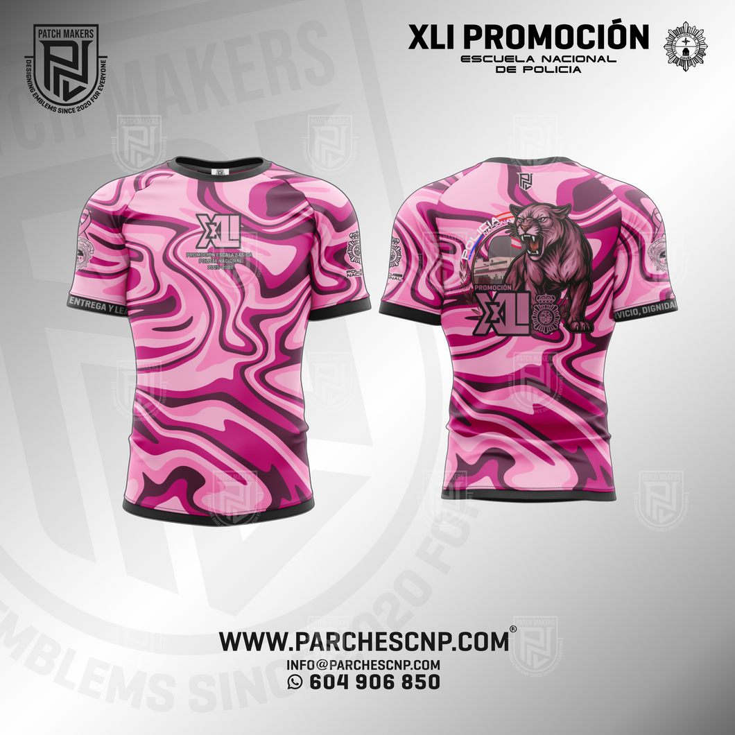 CAMISETA PROMOCIÓN XLI E.B. POLICÍA NACIONAL 2025-26 EDICIÓN LIMITADA CONTRA EL CÁNCER