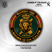Cargar imagen en el visor de la galería, EMBLEMA GUARDIA CIVIL 4ª CÍA DE CALPE - GRACO
