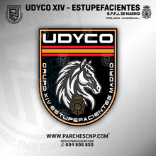Cargar imagen en el visor de la galería, EMBLEMA UDYCO B.P.P.J DE MADRID - GRUPO XIV - ESTUPEFACIENTES
