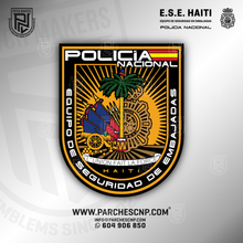 Cargar imagen en el visor de la galería, EMBLEMA DE BRAZO EQUIPO DE SEGURIDAD EMBAJADA DE HAITÍ
