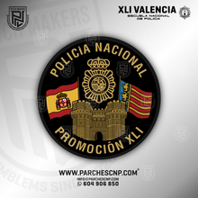 Cargar imagen en el visor de la galería, EMBLEMA PROVINCIA DE VALENCIA PROMOCIÓN XLI E.B. POLICÍA NACIONAL
