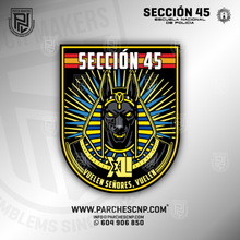 Cargar imagen en el visor de la galería, EMBLEMA SECCIÓN 45 PROMOCIÓN XLI - E.B. POLICÍA NACIONAL 2025-26

