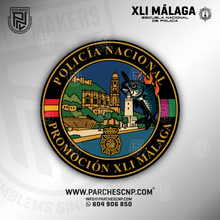 Cargar imagen en el visor de la galería, EMBLEMA PROVINCIA DE MÁLAGA PROMOCIÓN XLI E.B. POLICÍA NACIONAL
