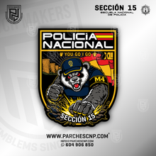 Cargar imagen en el visor de la galería, EMBLEMA SECCIÓN 15 PROMOCIÓN XLI - E.B. POLICÍA NACIONAL 2025-26
