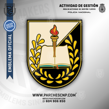 Cargar imagen en el visor de la galería, EMBLEMA OFICIAL ÁREA DE ACTIVIDAD DE GESTIÓN Y APOYO POLICÍA NACIONAL
