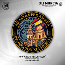 Cargar imagen en el visor de la galería, EMBLEMA COMUNIDAD DE MURCIA PROMOCIÓN XLI E.B. POLICÍA NACIONAL
