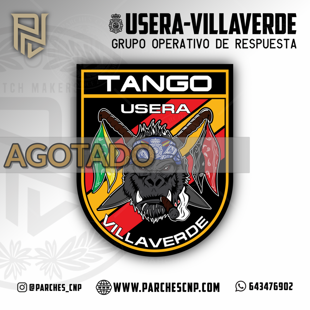 PARCHE DE BRAZO G.O.R. DE USERA VILLAVERDE - TANGO