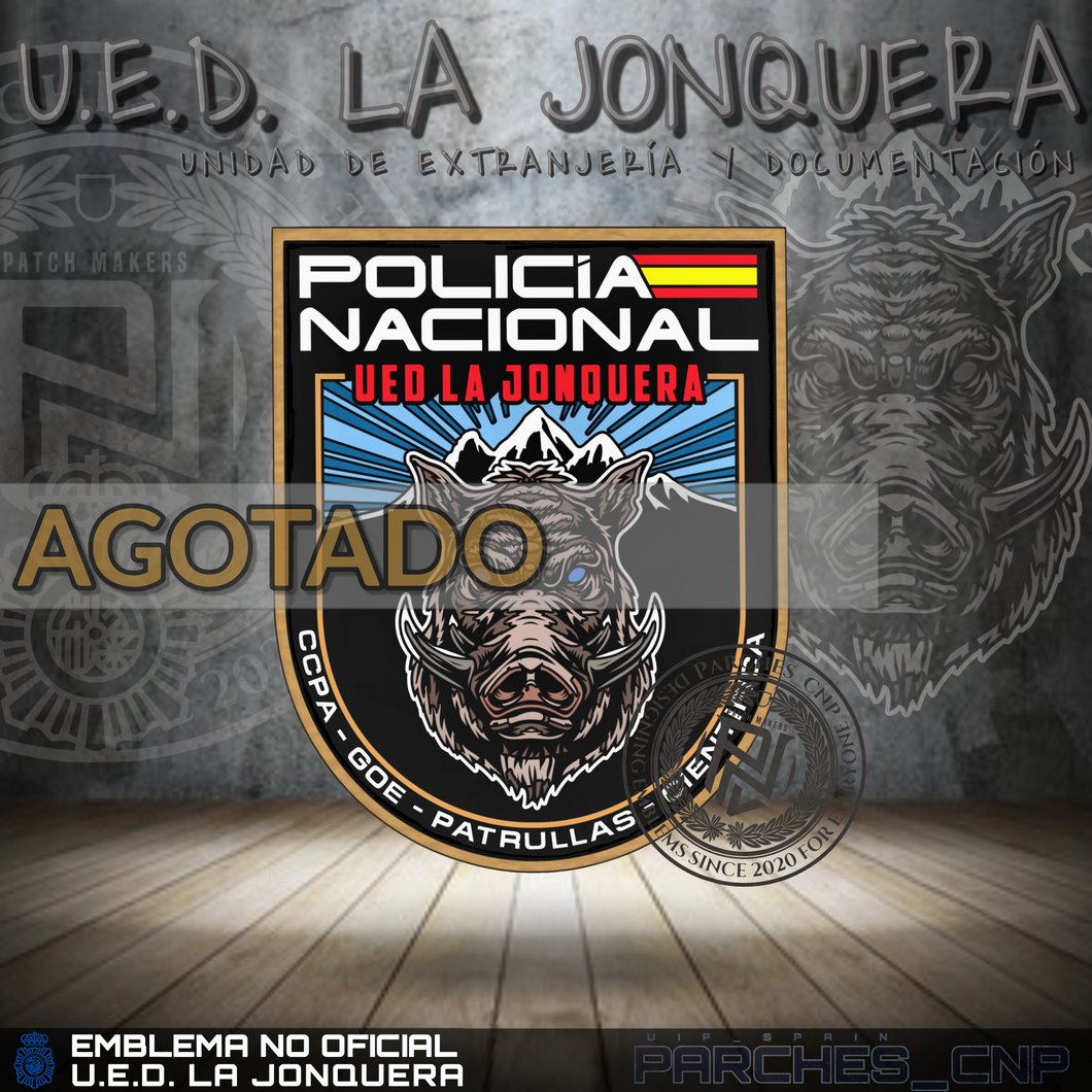 EMBLEMA DE BRAZO UNIDAD EXTRANJERÍA Y DOCUMENTACIÓN DE LA JONQUERA