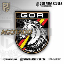 Cargar imagen en el visor de la galería, PARCHE DE BRAZO DEL G.O.R. DE ARGANZUELA (MADRID)

