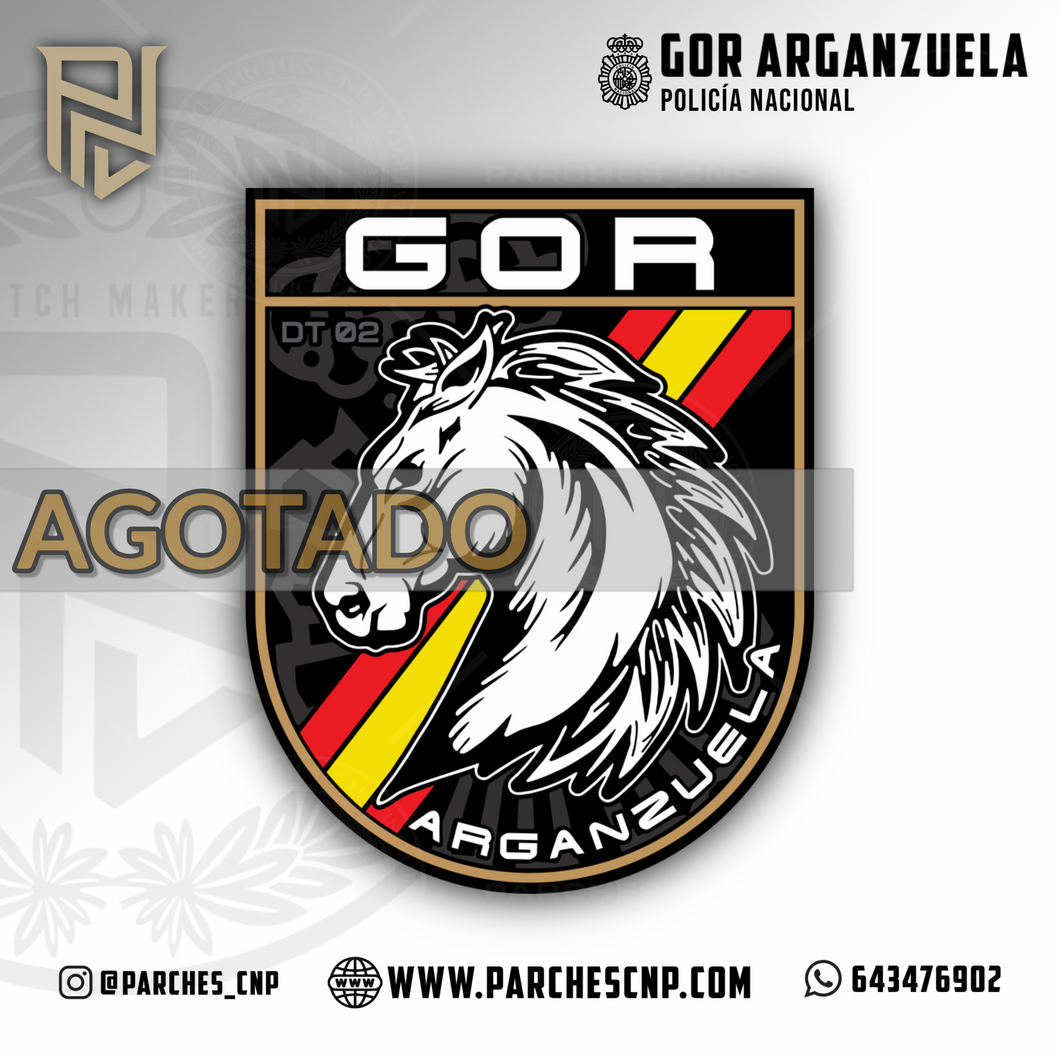 PARCHE DE BRAZO DEL G.O.R. DE ARGANZUELA (MADRID)