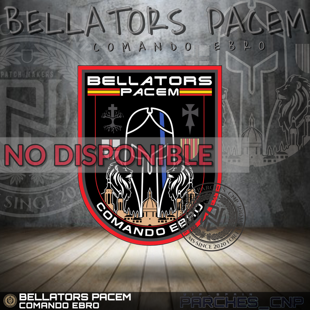 EMBLEMA BELLATORS PACEM COMANDO EBRO