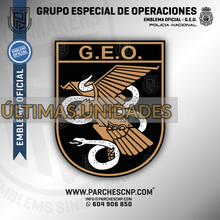 Cargar imagen en el visor de la galería, EMBLEMA GRUPO ESPECIAL DE OPERACIONES (G.E.O.)
