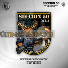 Cargar imagen en el visor de la galería, EMBLEMA SECCIÓN 50 PROMOCIÓN XLI - E.B. POLICÍA NACIONAL 2025-26
