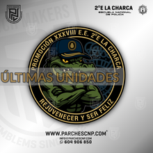 Cargar imagen en el visor de la galería, EMBLEMA SECCION 2ºE PROMOCIÓN XXXVIII ESCALA EJECUTIVA "LA CHARCA"
