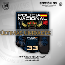 Cargar imagen en el visor de la galería, EMBLEMA SECCIÓN 33 PROMOCIÓN XLI - E.B. POLICÍA NACIONAL 2025-26
