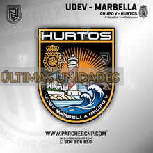 Cargar imagen en el visor de la galería, EMBLEMA HURTOS COMISARÍA DE MARBELLA
