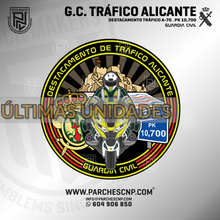 Cargar imagen en el visor de la galería, EMBLEMA GUARDIA CIVIL DESTACAMENTO DE TRÁFICO ALICANTE A-70
