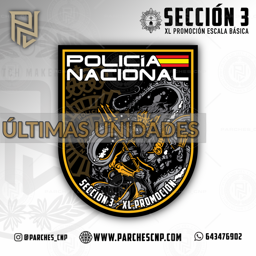 EMBLEMA CONMEMORATIVO SECCIÓN 03 P.N. E.B. PROMOCIÓN XL