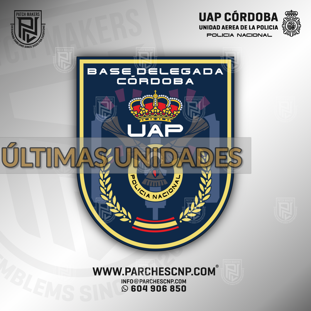EMBLEMA UAS DRONES - UNIDAD DE CÓRDOBA - UAP POLICÍA NACIONAL