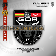 Cargar imagen en el visor de la galería, EMBLEMA DE BRAZO G.O.R. DISTRITO SALAMANCA - MADRID
