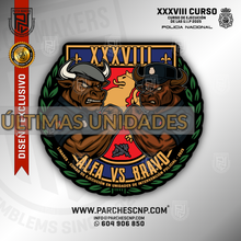 Cargar imagen en el visor de la galería, EMBLEMA PROMOCIÓN CURSO XXXVIII UIP - 2025 TURNO ALFA Vs BRAVO
